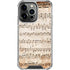 Antique Notes iPhone 16 Pro Clear Case